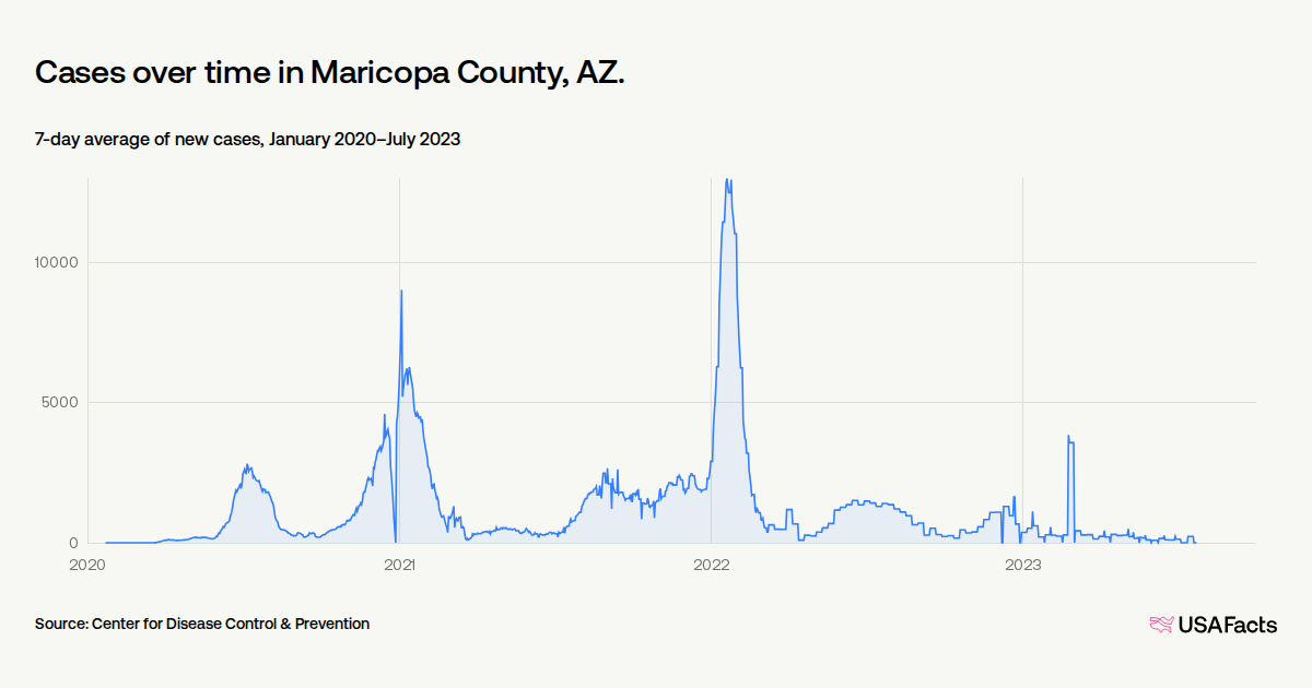 How did COVID-19 affect people in Maricopa County, AZ? | USAFacts